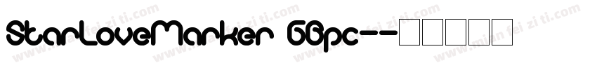 StarLoveMarker GBpc-字体转换